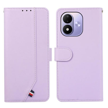 ABEEL Delicate Texture Splicing RFID Leather Phone Case, For Redmi Note 17 4G Global 169.7mm, For Redmi K100 Pro Max/Poco F9 Ultra 5G, For Redmi K100 Pro 5G/Poco F9 Pro 5G, For Redmi 17 5G / 4G Global 170mm, For Redmi A7 Pro 171mm/Poco C85x 5G         ...