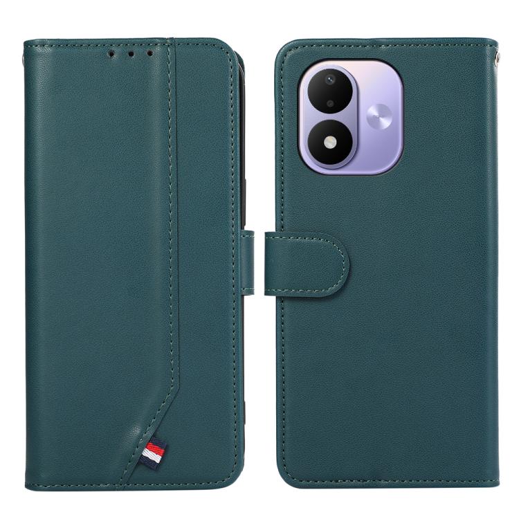 ABEEL Delicate Texture Splicing RFID Leather Phone Case, For Redmi Note 17 4G Global 169.7mm, For Redmi K100 Pro Max/Poco F9 Ultra 5G, For Redmi K100 Pro 5G/Poco F9 Pro 5G, For Redmi 17 5G / 4G Global 170mm, For Redmi A7 Pro 171mm/Poco C85x 5G         ...