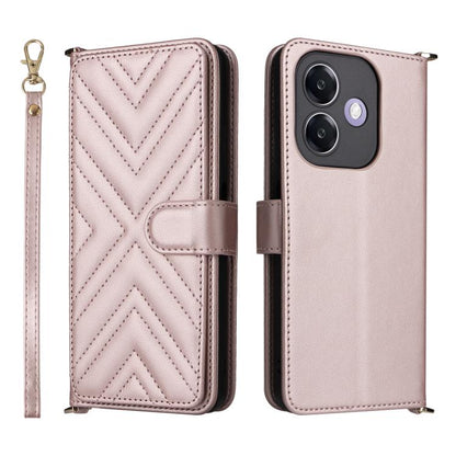 Multifunctional 6-Card Slots Leather Phone Case with Wrist Strap, For OPPO Reno13 F 4G / 5G, For OPPO A3X 5G / 4G / A3 5G / 4G Global, For OPPO Reno12 Pro 5G Global, For OPPO Reno12 5G Global