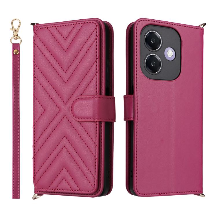 Multifunctional 6-Card Slots Leather Phone Case with Wrist Strap, For OPPO Reno13 F 4G / 5G, For OPPO A3X 5G / 4G / A3 5G / 4G Global, For OPPO Reno12 Pro 5G Global, For OPPO Reno12 5G Global