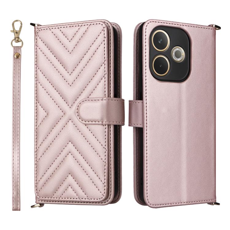 Multifunctional 6-Card Slots Leather Phone Case with Wrist Strap, For OPPO Reno15 A 5G / Reno15 F 5G, For OPPO Reno15 Pro Max 5G Global, For OPPO A6x 5G / 4G / A6 5G Global, For OPPO Reno15 Pro 5G Global, For OPPO Reno15 5G Global                      ...