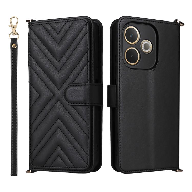 Multifunctional 6-Card Slots Leather Phone Case with Wrist Strap, For OPPO Reno15 A 5G / Reno15 F 5G, For OPPO Reno15 Pro Max 5G Global, For OPPO A6x 5G / 4G / A6 5G Global, For OPPO Reno15 Pro 5G Global, For OPPO Reno15 5G Global                      ...