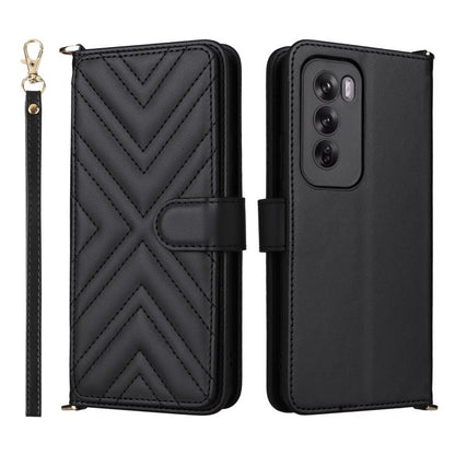 Multifunctional 6-Card Slots Leather Phone Case with Wrist Strap, For OPPO Reno13 F 4G / 5G, For OPPO A3X 5G / 4G / A3 5G / 4G Global, For OPPO Reno12 Pro 5G Global, For OPPO Reno12 5G Global