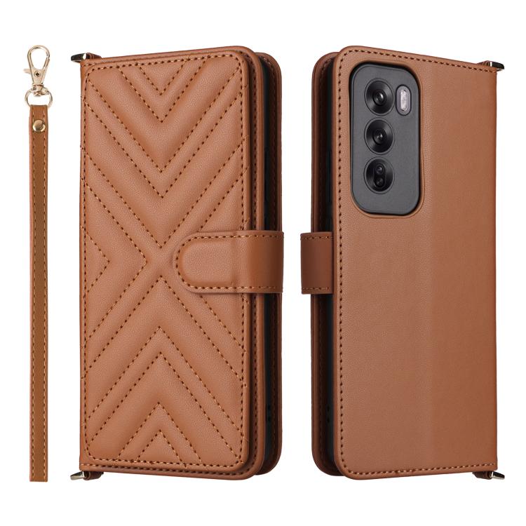 Multifunctional 6-Card Slots Leather Phone Case with Wrist Strap, For OPPO Reno13 F 4G / 5G, For OPPO A3X 5G / 4G / A3 5G / 4G Global, For OPPO Reno12 Pro 5G Global, For OPPO Reno12 5G Global