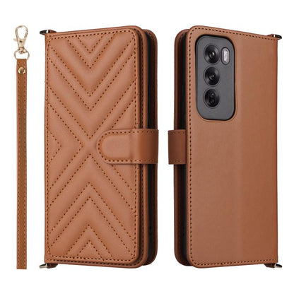 Multifunctional 6-Card Slots Leather Phone Case with Wrist Strap, For OPPO Reno13 F 4G / 5G, For OPPO A3X 5G / 4G / A3 5G / 4G Global, For OPPO Reno12 Pro 5G Global, For OPPO Reno12 5G Global