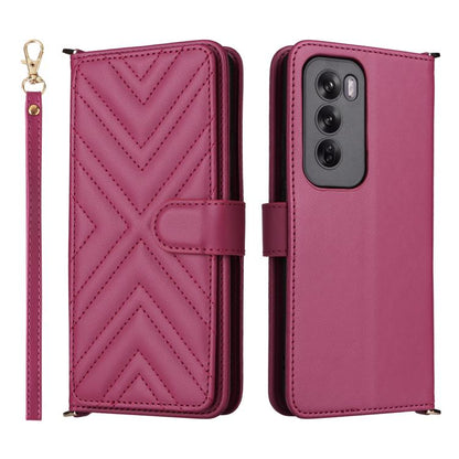 Multifunctional 6-Card Slots Leather Phone Case with Wrist Strap, For OPPO Reno13 F 4G / 5G, For OPPO A3X 5G / 4G / A3 5G / 4G Global, For OPPO Reno12 Pro 5G Global, For OPPO Reno12 5G Global