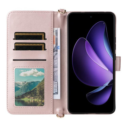 Multifunctional 6-Card Slots Leather Phone Case with Wrist Strap, For OPPO Reno13 F 4G / 5G, For OPPO A3X 5G / 4G / A3 5G / 4G Global, For OPPO Reno12 Pro 5G Global, For OPPO Reno12 5G Global