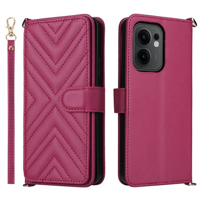 Multifunctional 6-Card Slots Leather Phone Case with Wrist Strap, For OPPO Reno13 F 4G / 5G, For OPPO A3X 5G / 4G / A3 5G / 4G Global, For OPPO Reno12 Pro 5G Global, For OPPO Reno12 5G Global