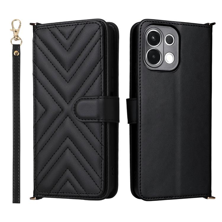 Multifunctional 6-Card Slots Leather Phone Case with Wrist Strap, For OPPO Reno15 A 5G / Reno15 F 5G, For OPPO Reno15 Pro Max 5G Global, For OPPO A6x 5G / 4G / A6 5G Global, For OPPO Reno15 Pro 5G Global, For OPPO Reno15 5G Global                      ...