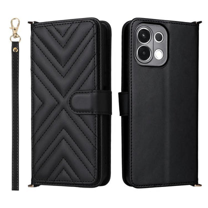 Multifunctional 6-Card Slots Leather Phone Case with Wrist Strap, For OPPO Reno15 A 5G / Reno15 F 5G, For OPPO Reno15 Pro Max 5G Global, For OPPO A6x 5G / 4G / A6 5G Global, For OPPO Reno15 Pro 5G Global, For OPPO Reno15 5G Global                      ...