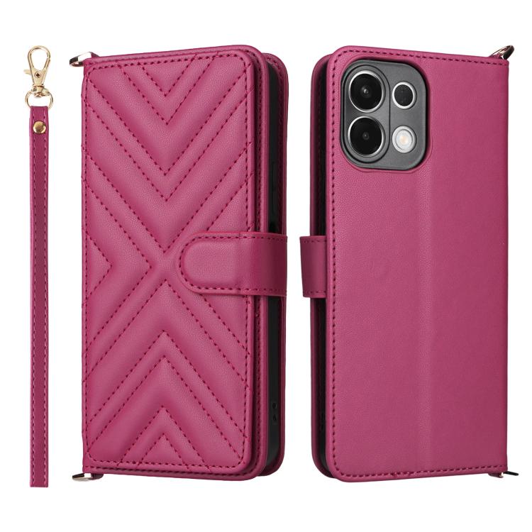 Multifunctional 6-Card Slots Leather Phone Case with Wrist Strap, For OPPO Reno15 A 5G / Reno15 F 5G, For OPPO Reno15 Pro Max 5G Global, For OPPO A6x 5G / 4G / A6 5G Global, For OPPO Reno15 Pro 5G Global, For OPPO Reno15 5G Global                      ...