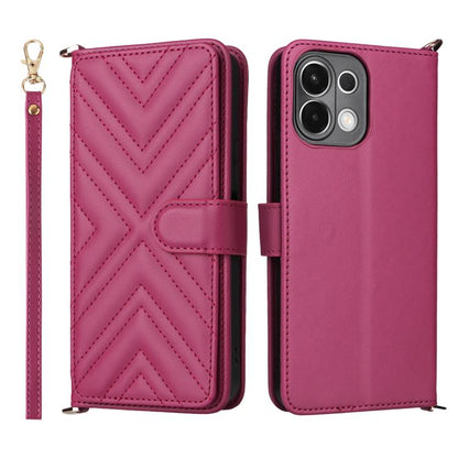 Multifunctional 6-Card Slots Leather Phone Case with Wrist Strap, For OPPO Reno15 A 5G / Reno15 F 5G, For OPPO Reno15 Pro Max 5G Global, For OPPO A6x 5G / 4G / A6 5G Global, For OPPO Reno15 Pro 5G Global, For OPPO Reno15 5G Global                      ...
