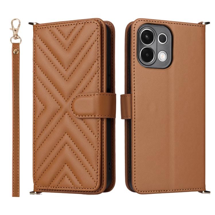 Multifunctional 6-Card Slots Leather Phone Case with Wrist Strap, For OPPO Reno15 A 5G / Reno15 F 5G, For OPPO Reno15 Pro Max 5G Global, For OPPO A6x 5G / 4G / A6 5G Global, For OPPO Reno15 Pro 5G Global, For OPPO Reno15 5G Global                      ...