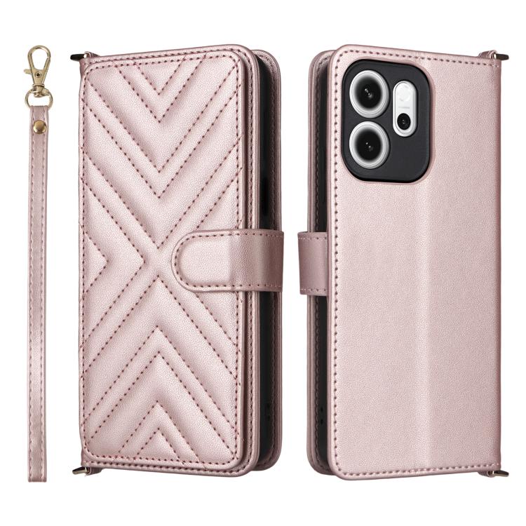 Multifunctional 6-Card Slots Leather Phone Case with Wrist Strap, For OPPO Reno15 A 5G / Reno15 F 5G, For OPPO Reno15 Pro Max 5G Global, For OPPO A6x 5G / 4G / A6 5G Global, For OPPO Reno15 Pro 5G Global, For OPPO Reno15 5G Global                      ...