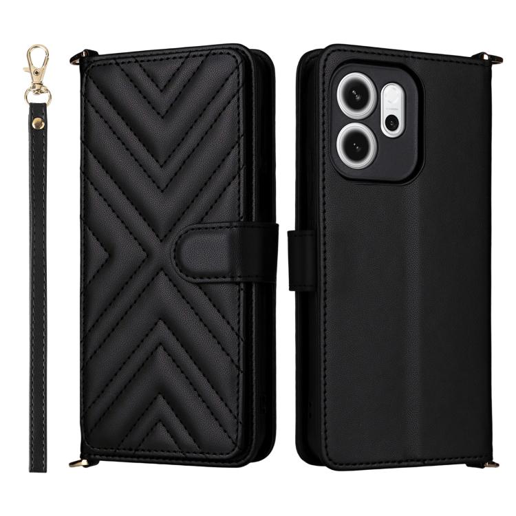 Multifunctional 6-Card Slots Leather Phone Case with Wrist Strap, For OPPO Reno15 A 5G / Reno15 F 5G, For OPPO Reno15 Pro Max 5G Global, For OPPO A6x 5G / 4G / A6 5G Global, For OPPO Reno15 Pro 5G Global, For OPPO Reno15 5G Global                      ...