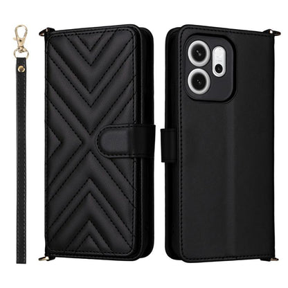Multifunctional 6-Card Slots Leather Phone Case with Wrist Strap, For OPPO Reno15 A 5G / Reno15 F 5G, For OPPO Reno15 Pro Max 5G Global, For OPPO A6x 5G / 4G / A6 5G Global, For OPPO Reno15 Pro 5G Global, For OPPO Reno15 5G Global                      ...