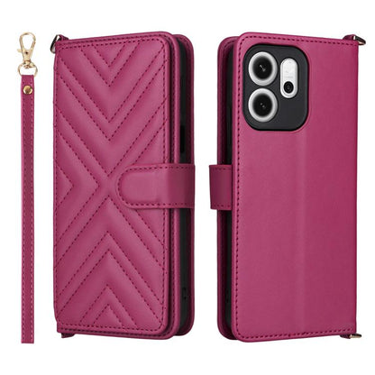 Multifunctional 6-Card Slots Leather Phone Case with Wrist Strap, For OPPO Reno15 A 5G / Reno15 F 5G, For OPPO Reno15 Pro Max 5G Global, For OPPO A6x 5G / 4G / A6 5G Global, For OPPO Reno15 Pro 5G Global, For OPPO Reno15 5G Global                      ...