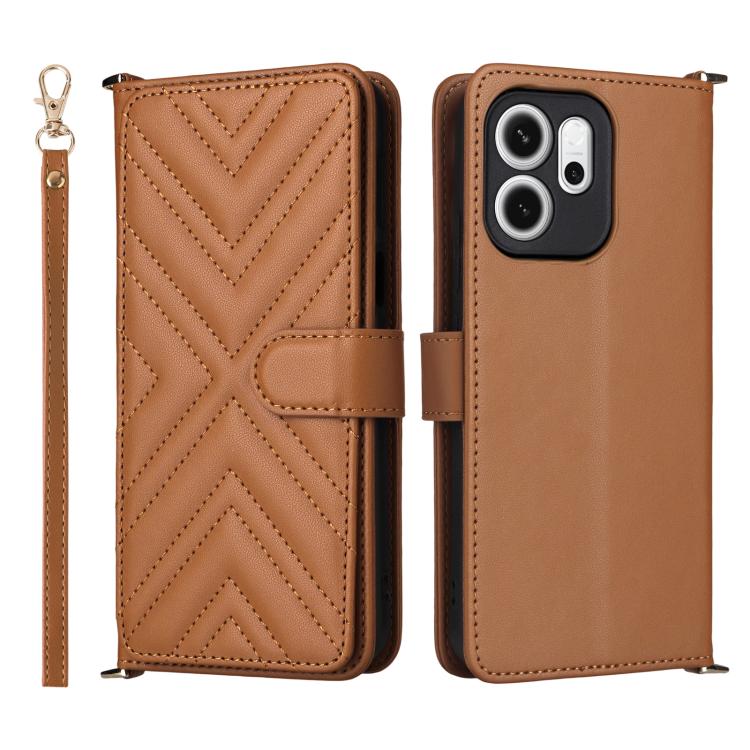 Multifunctional 6-Card Slots Leather Phone Case with Wrist Strap, For OPPO Reno15 A 5G / Reno15 F 5G, For OPPO Reno15 Pro Max 5G Global, For OPPO A6x 5G / 4G / A6 5G Global, For OPPO Reno15 Pro 5G Global, For OPPO Reno15 5G Global                      ...