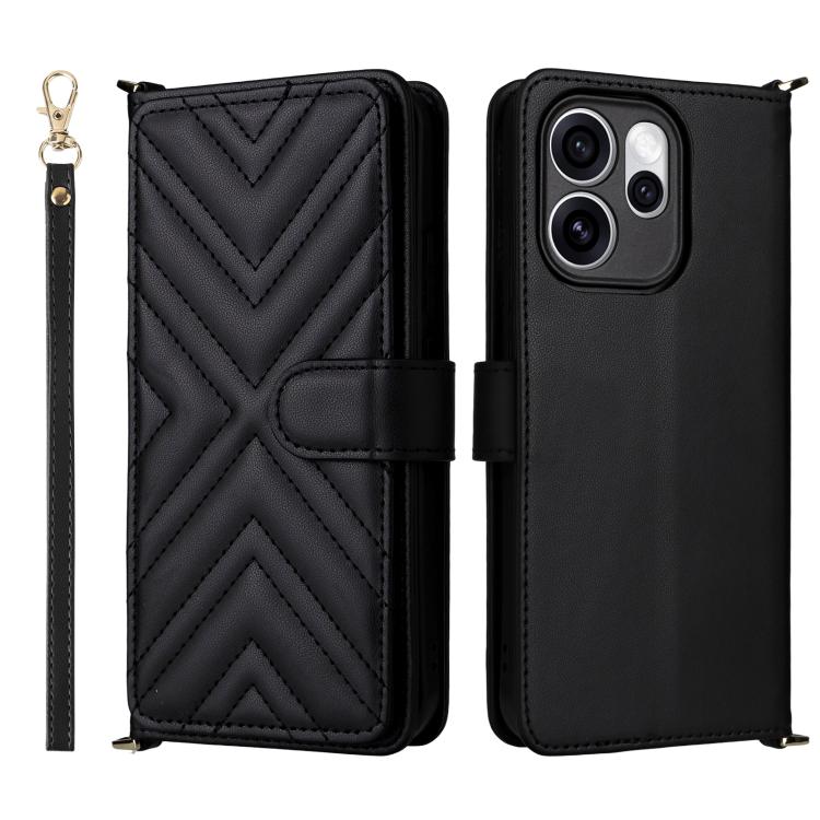 Multifunctional 6-Card Slots Leather Phone Case with Wrist Strap, For OPPO Reno15 A 5G / Reno15 F 5G, For OPPO Reno15 Pro Max 5G Global, For OPPO A6x 5G / 4G / A6 5G Global, For OPPO Reno15 Pro 5G Global, For OPPO Reno15 5G Global                      ...