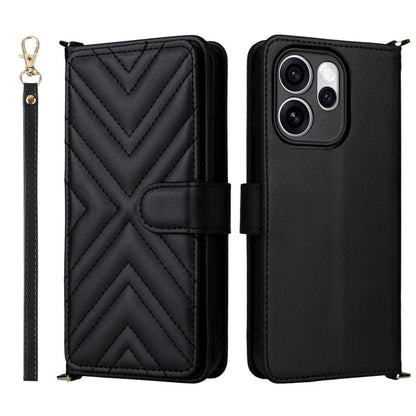 Multifunctional 6-Card Slots Leather Phone Case with Wrist Strap, For OPPO Reno15 A 5G / Reno15 F 5G, For OPPO Reno15 Pro Max 5G Global, For OPPO A6x 5G / 4G / A6 5G Global, For OPPO Reno15 Pro 5G Global, For OPPO Reno15 5G Global                      ...