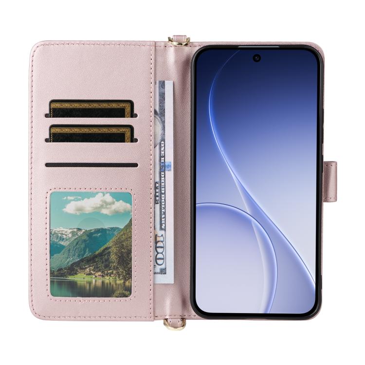 Multifunctional 6-Card Slots Leather Phone Case with Wrist Strap, For OPPO Reno15 A 5G / Reno15 F 5G, For OPPO Reno15 Pro Max 5G Global, For OPPO A6x 5G / 4G / A6 5G Global, For OPPO Reno15 Pro 5G Global, For OPPO Reno15 5G Global                      ...