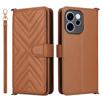 Multifunctional 6-Card Slots Leather Phone Case with Wrist Strap, For OPPO Reno15 A 5G / Reno15 F 5G, For OPPO Reno15 Pro Max 5G Global, For OPPO A6x 5G / 4G / A6 5G Global, For OPPO Reno15 Pro 5G Global, For OPPO Reno15 5G Global                      ...