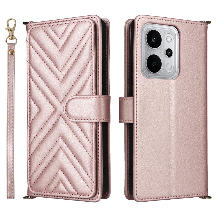 Multifunctional 6-Card Slots Leather Phone Case with Wrist Strap, For Realme P4 Power 5G, For Realme Note 80 4G, For Realme 16 5G, For Realme 16 Pro+ 5G Global, For Realme 16 Pro 5G Global, For Realme C85 Pro 4G, For Realme 15T 5G                      ...