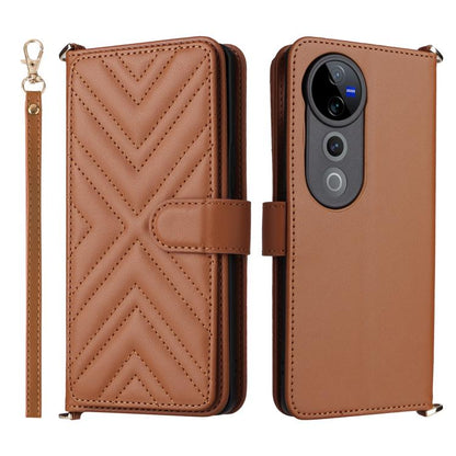 Multifunctional 6-Card Slots Leather Phone Case with Wrist Strap, For vivo X300 FE / S50 Pro mini, For vivo Y21 5G 2026 / Y05 4G, For vivo V70 FE 5G, For vivo V70 5G / V70 Elite 5G, For vivo Y31d 4G / Y500i 5G, For vivo X300 Ultra, For vivo Y31 5G / Y2...