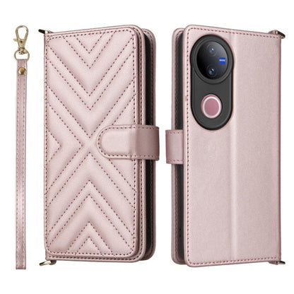 Multifunctional 6-Card Slots Leather Phone Case with Wrist Strap, For vivo X300 FE / S50 Pro mini, For vivo Y21 5G 2026 / Y05 4G, For vivo V70 FE 5G, For vivo V70 5G / V70 Elite 5G, For vivo Y31d 4G / Y500i 5G, For vivo X300 Ultra, For vivo Y31 5G / Y2...