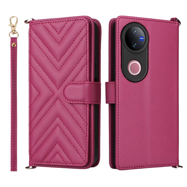 Multifunctional 6-Card Slots Leather Phone Case with Wrist Strap, For vivo X300 FE / S50 Pro mini, For vivo Y21 5G 2026 / Y05 4G, For vivo V70 FE 5G, For vivo V70 5G / V70 Elite 5G, For vivo Y31d 4G / Y500i 5G, For vivo X300 Ultra, For vivo Y31 5G / Y2...
