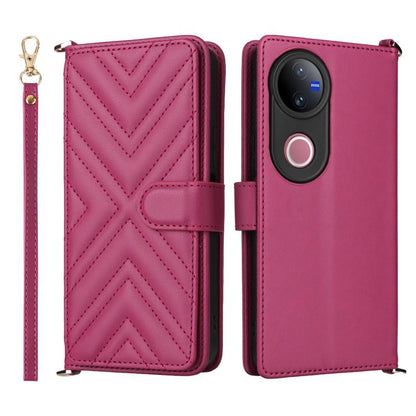 Multifunctional 6-Card Slots Leather Phone Case with Wrist Strap, For vivo X300 FE / S50 Pro mini, For vivo Y21 5G 2026 / Y05 4G, For vivo V70 FE 5G, For vivo V70 5G / V70 Elite 5G, For vivo Y31d 4G / Y500i 5G, For vivo X300 Ultra, For vivo Y31 5G / Y2...