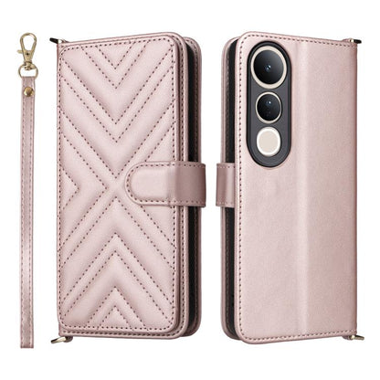Multifunctional 6-Card Slots Leather Phone Case with Wrist Strap, For vivo X300 FE / S50 Pro mini, For vivo Y21 5G 2026 / Y05 4G, For vivo V70 FE 5G, For vivo V70 5G / V70 Elite 5G, For vivo Y31d 4G / Y500i 5G, For vivo X300 Ultra, For vivo Y31 5G / Y2...