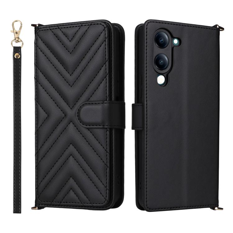 Multifunctional 6-Card Slots Leather Phone Case with Wrist Strap, For vivo X300 FE / S50 Pro mini, For vivo Y21 5G 2026 / Y05 4G, For vivo V70 FE 5G, For vivo V70 5G / V70 Elite 5G, For vivo Y31d 4G / Y500i 5G, For vivo X300 Ultra, For vivo Y31 5G / Y2...