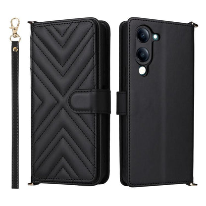 Multifunctional 6-Card Slots Leather Phone Case with Wrist Strap, For vivo X300 FE / S50 Pro mini, For vivo Y21 5G 2026 / Y05 4G, For vivo V70 FE 5G, For vivo V70 5G / V70 Elite 5G, For vivo Y31d 4G / Y500i 5G, For vivo X300 Ultra, For vivo Y31 5G / Y2...