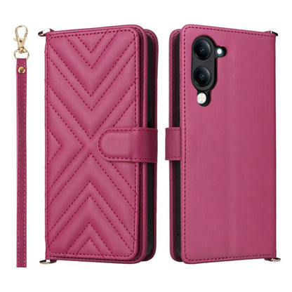 Multifunctional 6-Card Slots Leather Phone Case with Wrist Strap, For vivo X300 FE / S50 Pro mini, For vivo Y21 5G 2026 / Y05 4G, For vivo V70 FE 5G, For vivo V70 5G / V70 Elite 5G, For vivo Y31d 4G / Y500i 5G, For vivo X300 Ultra, For vivo Y31 5G / Y2...