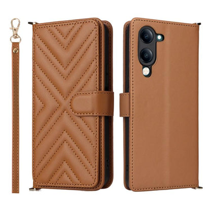 Multifunctional 6-Card Slots Leather Phone Case with Wrist Strap, For vivo X300 FE / S50 Pro mini, For vivo Y21 5G 2026 / Y05 4G, For vivo V70 FE 5G, For vivo V70 5G / V70 Elite 5G, For vivo Y31d 4G / Y500i 5G, For vivo X300 Ultra, For vivo Y31 5G / Y2...