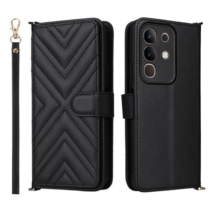 Multifunctional 6-Card Slots Leather Phone Case with Wrist Strap, For vivo X300 FE / S50 Pro mini, For vivo Y21 5G 2026 / Y05 4G, For vivo V70 FE 5G, For vivo V70 5G / V70 Elite 5G, For vivo Y31d 4G / Y500i 5G, For vivo X300 Ultra, For vivo Y31 5G / Y2...