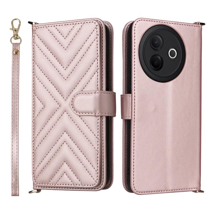 Multifunctional 6-Card Slots Leather Phone Case with Wrist Strap, For vivo X300 FE / S50 Pro mini, For vivo Y21 5G 2026 / Y05 4G, For vivo V70 FE 5G, For vivo V70 5G / V70 Elite 5G, For vivo Y31d 4G / Y500i 5G, For vivo X300 Ultra, For vivo Y31 5G / Y2...