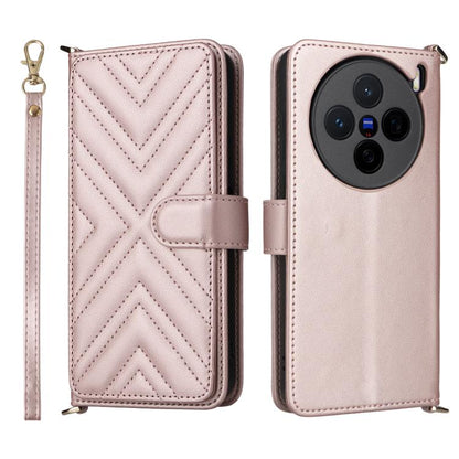 Multifunctional 6-Card Slots Leather Phone Case with Wrist Strap, For vivo X300 FE / S50 Pro mini, For vivo Y21 5G 2026 / Y05 4G, For vivo V70 FE 5G, For vivo V70 5G / V70 Elite 5G, For vivo Y31d 4G / Y500i 5G, For vivo X300 Ultra, For vivo Y31 5G / Y2...