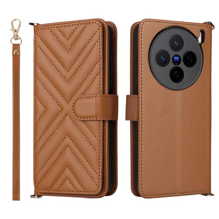 Multifunctional 6-Card Slots Leather Phone Case with Wrist Strap, For vivo X300 FE / S50 Pro mini, For vivo Y21 5G 2026 / Y05 4G, For vivo V70 FE 5G, For vivo V70 5G / V70 Elite 5G, For vivo Y31d 4G / Y500i 5G, For vivo X300 Ultra, For vivo Y31 5G / Y2...