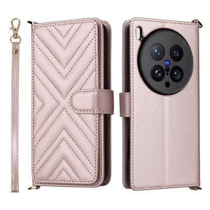 Multifunctional 6-Card Slots Leather Phone Case with Wrist Strap, For vivo X300 FE / S50 Pro mini, For vivo Y21 5G 2026 / Y05 4G, For vivo V70 FE 5G, For vivo V70 5G / V70 Elite 5G, For vivo Y31d 4G / Y500i 5G, For vivo X300 Ultra, For vivo Y31 5G / Y2...