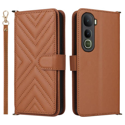 Multifunctional 6-Card Slots Leather Phone Case with Wrist Strap, For vivo X300 FE / S50 Pro mini, For vivo Y21 5G 2026 / Y05 4G, For vivo V70 FE 5G, For vivo V70 5G / V70 Elite 5G, For vivo Y31d 4G / Y500i 5G, For vivo X300 Ultra, For vivo Y31 5G / Y2...