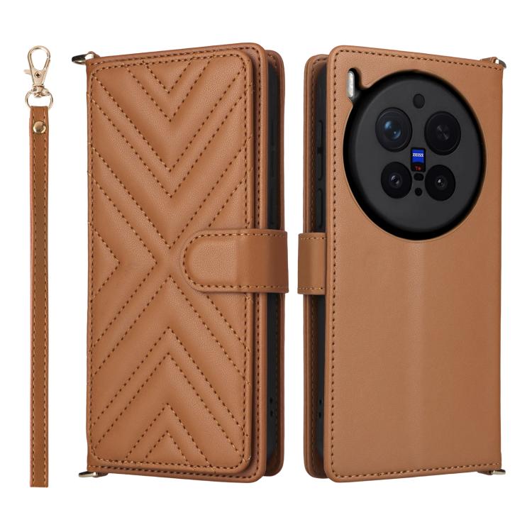 Multifunctional 6-Card Slots Leather Phone Case with Wrist Strap, For vivo X300 FE / S50 Pro mini, For vivo Y21 5G 2026 / Y05 4G, For vivo V70 FE 5G, For vivo V70 5G / V70 Elite 5G, For vivo Y31d 4G / Y500i 5G, For vivo X300 Ultra, For vivo Y31 5G / Y2...