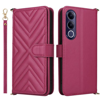 Multifunctional 6-Card Slots Leather Phone Case with Wrist Strap, For vivo X300 FE / S50 Pro mini, For vivo Y21 5G 2026 / Y05 4G, For vivo V70 FE 5G, For vivo V70 5G / V70 Elite 5G, For vivo Y31d 4G / Y500i 5G, For vivo X300 Ultra, For vivo Y31 5G / Y2...