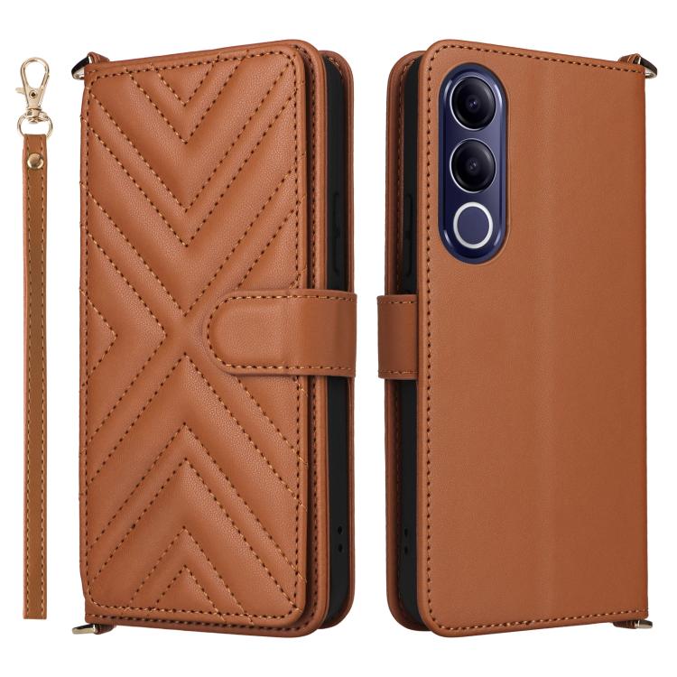 Multifunctional 6-Card Slots Leather Phone Case with Wrist Strap, For vivo X300 FE / S50 Pro mini, For vivo Y21 5G 2026 / Y05 4G, For vivo V70 FE 5G, For vivo V70 5G / V70 Elite 5G, For vivo Y31d 4G / Y500i 5G, For vivo X300 Ultra, For vivo Y31 5G / Y2...