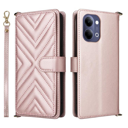 Multifunctional 6-Card Slots Leather Phone Case with Wrist Strap, For vivo X300 FE / S50 Pro mini, For vivo Y21 5G 2026 / Y05 4G, For vivo V70 FE 5G, For vivo V70 5G / V70 Elite 5G, For vivo Y31d 4G / Y500i 5G, For vivo X300 Ultra, For vivo Y31 5G / Y2...