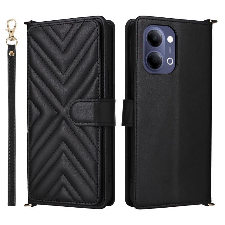 Multifunctional 6-Card Slots Leather Phone Case with Wrist Strap, For vivo X300 FE / S50 Pro mini, For vivo Y21 5G 2026 / Y05 4G, For vivo V70 FE 5G, For vivo V70 5G / V70 Elite 5G, For vivo Y31d 4G / Y500i 5G, For vivo X300 Ultra, For vivo Y31 5G / Y2...