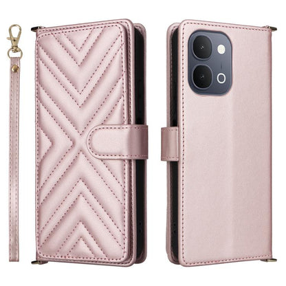 Multifunctional 6-Card Slots Leather Phone Case with Wrist Strap, For vivo X300 FE / S50 Pro mini, For vivo Y21 5G 2026 / Y05 4G, For vivo V70 FE 5G, For vivo V70 5G / V70 Elite 5G, For vivo Y31d 4G / Y500i 5G, For vivo X300 Ultra, For vivo Y31 5G / Y2...