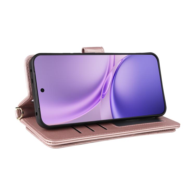 Multifunctional 6-Card Slots Leather Phone Case with Wrist Strap, For vivo X300 FE / S50 Pro mini, For vivo Y21 5G 2026 / Y05 4G, For vivo V70 FE 5G, For vivo V70 5G / V70 Elite 5G, For vivo Y31d 4G / Y500i 5G, For vivo X300 Ultra, For vivo Y31 5G / Y2...