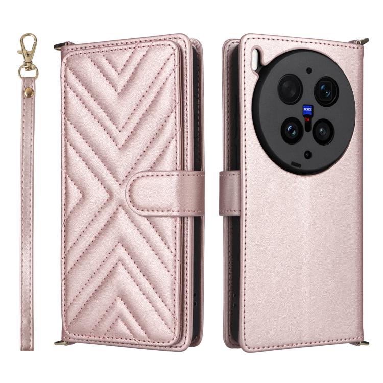 Multifunctional 6-Card Slots Leather Phone Case with Wrist Strap, For vivo X300 FE / S50 Pro mini, For vivo Y21 5G 2026 / Y05 4G, For vivo V70 FE 5G, For vivo V70 5G / V70 Elite 5G, For vivo Y31d 4G / Y500i 5G, For vivo X300 Ultra, For vivo Y31 5G / Y2...